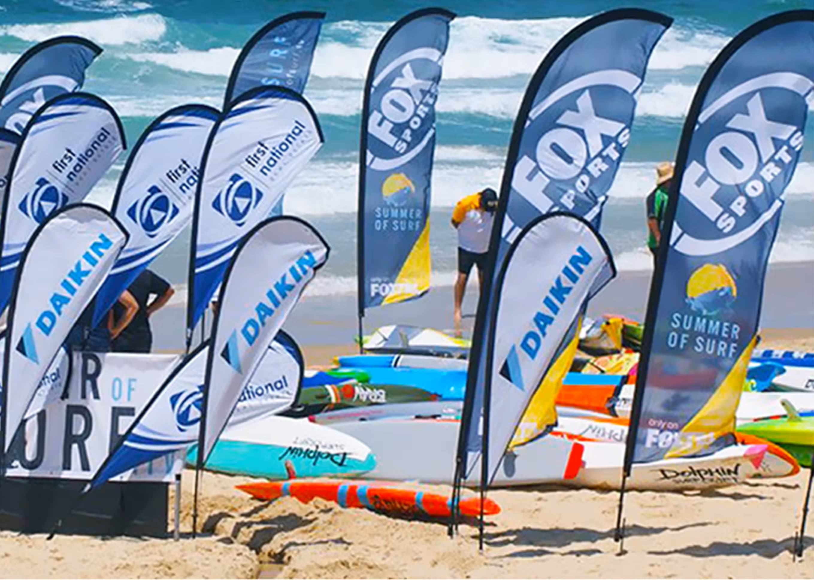 Corporate Event Flags